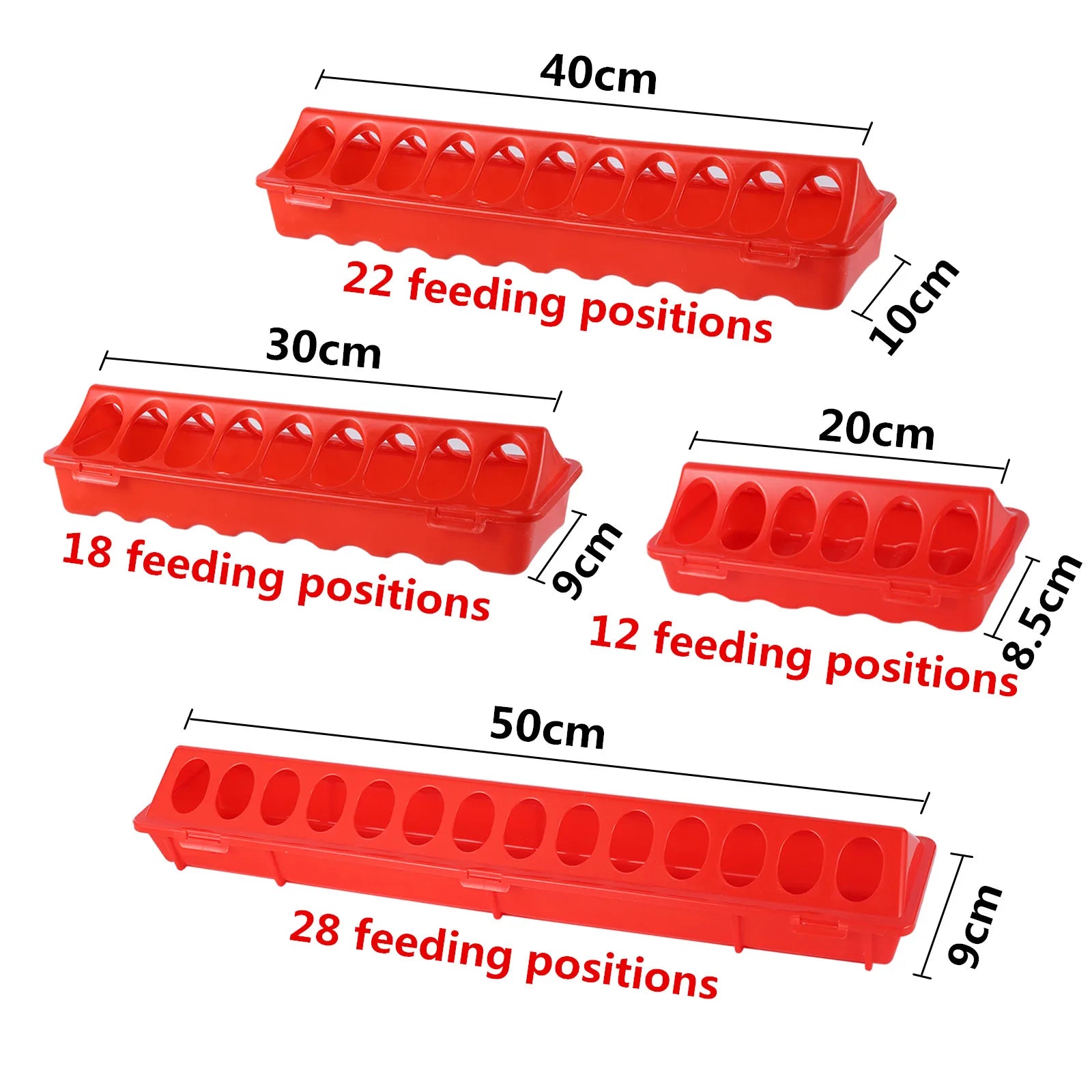 20/30/40/50Cm Chicken Feeder