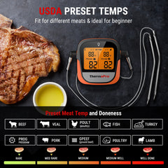 Dual-Probe Bluetooth Meat Thermometer