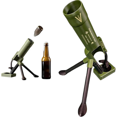 Tactical Mortar Bottle Cap Launcher & Opener