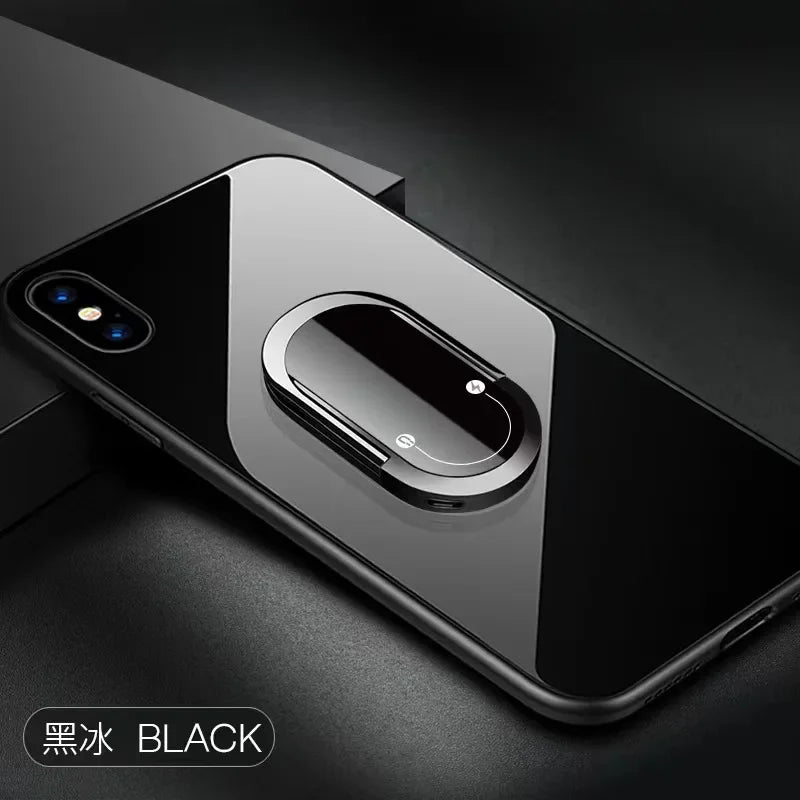 Phone Case Ring with Built-in USB Rechargeable Lighter