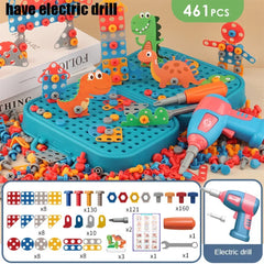 Electric Set Drill Screw Kids Toy