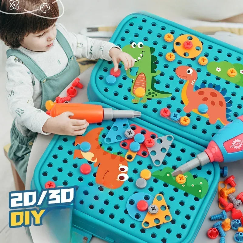 Electric Set Drill Screw Kids Toy - Improve Center