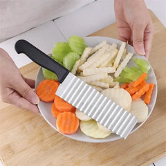 Vegetable Fruit Crinkle Wavy Slicer Knife