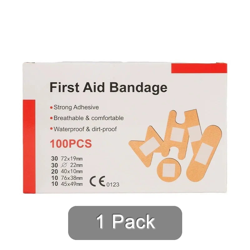 100Pcs/Pack Waterproof Bandages First Aid - Improve Center