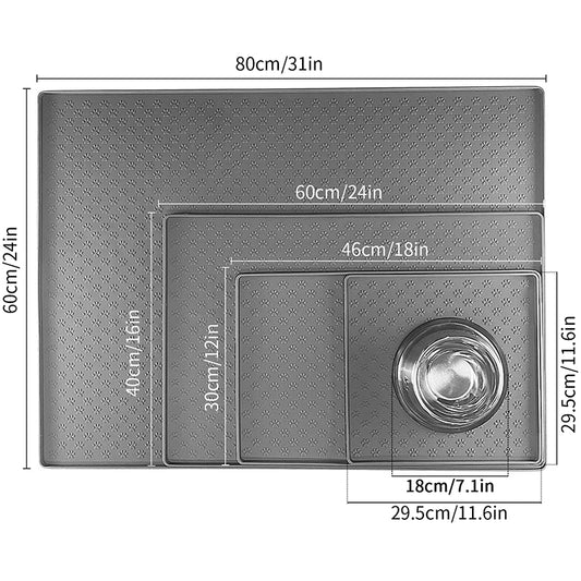 Pet Placemat Food bowl Mat - Improve Center