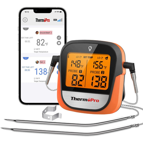 Dual-Probe Bluetooth Meat Thermometer - Improve Center