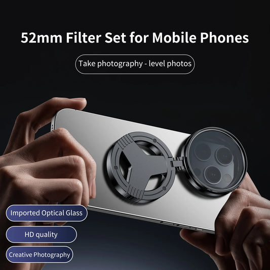 Polarizer Filter Magnetic Holder For Smartphone