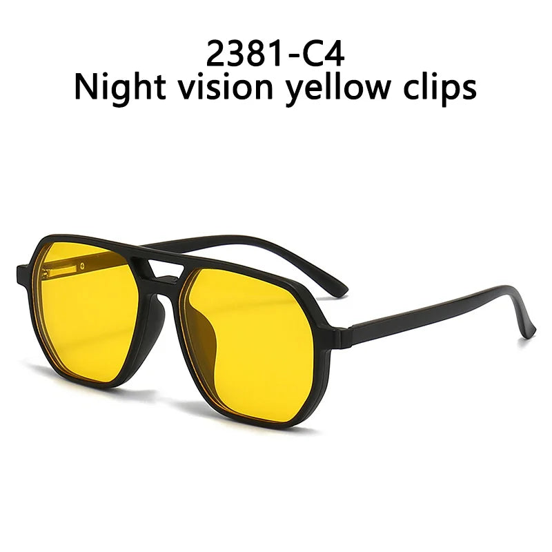 Magnetic Clip-On Sunglasses