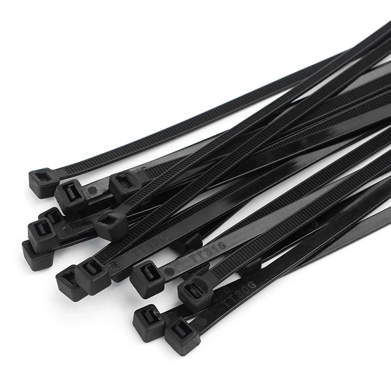 Self-locking plastic nylon tie