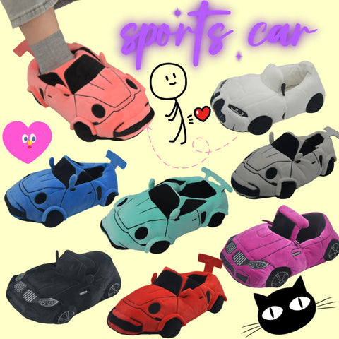 Car Plush Slippers - Improve Center