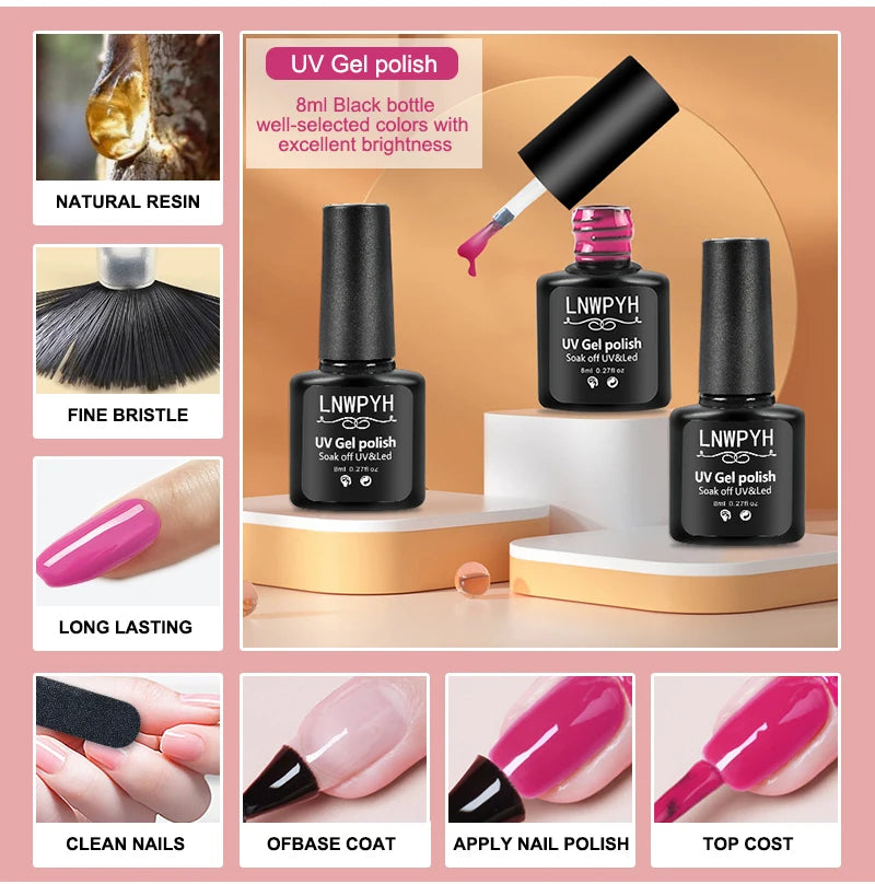 Gel Nail Polish Kit