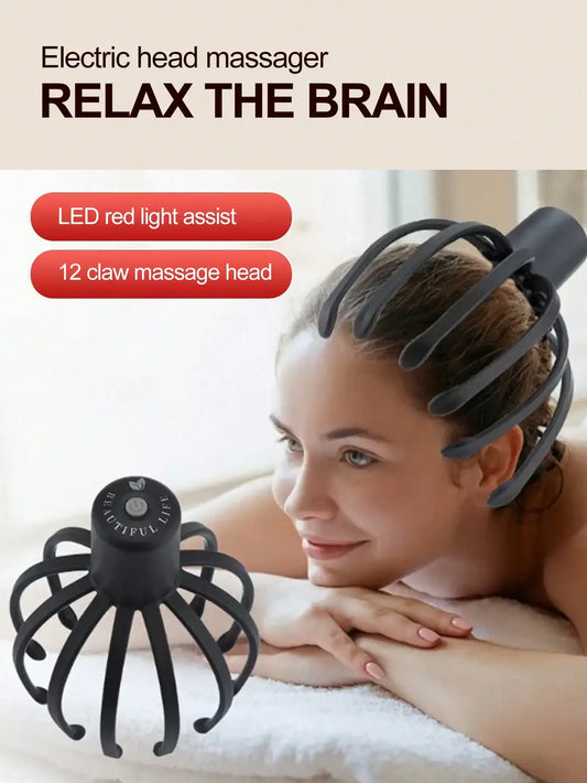 Intelligent Electric Octopus Head Massager - Improve Center