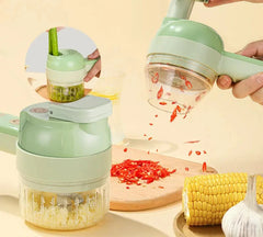 4In1 Electric Vegetable Cutter Set