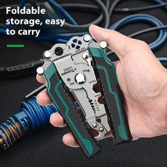 Multi-functional foldable pliers