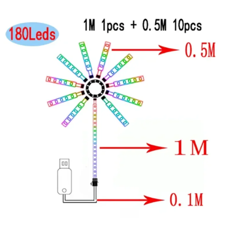 LED Fireworks Light - Improve Center