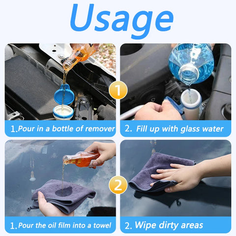 Car Windshield Glass Oil Film Remover