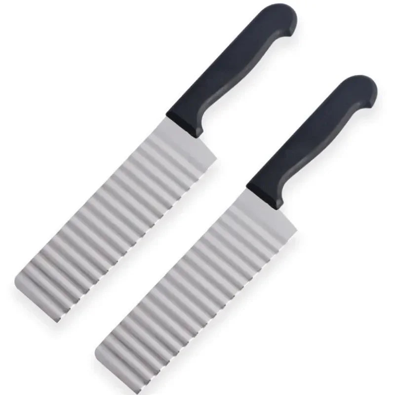 Vegetable Fruit Crinkle Wavy Slicer Knife