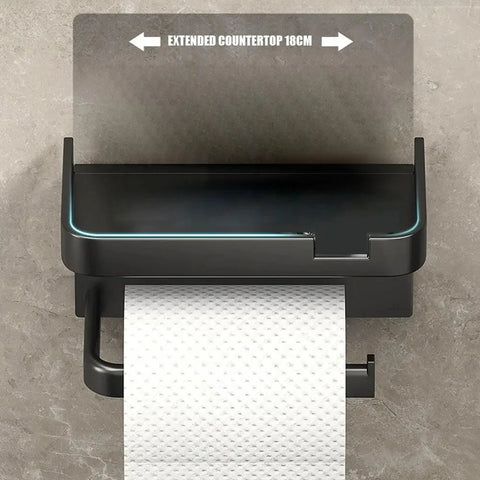 Wall Mounted Toilet Paper Holder - Improve Center