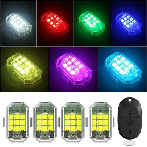 Strobe Car Light with Remote - Improve Center