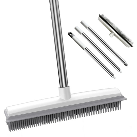 2 in 1 Rubber Broom Carpet Brush - Improve Center