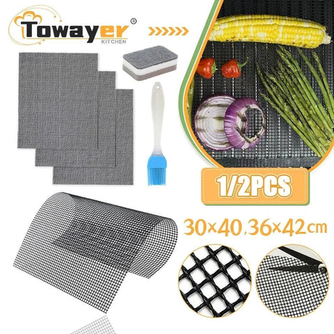 Heat-Resistant BBQ Grill Net - Improve Center