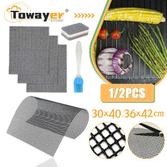 Heat-Resistant BBQ Grill Net