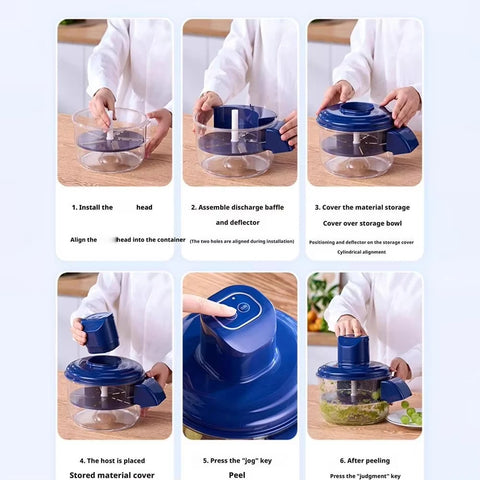 Automatic Electric Peeler Machine - Hands-Free Skin Remover for Fruits
