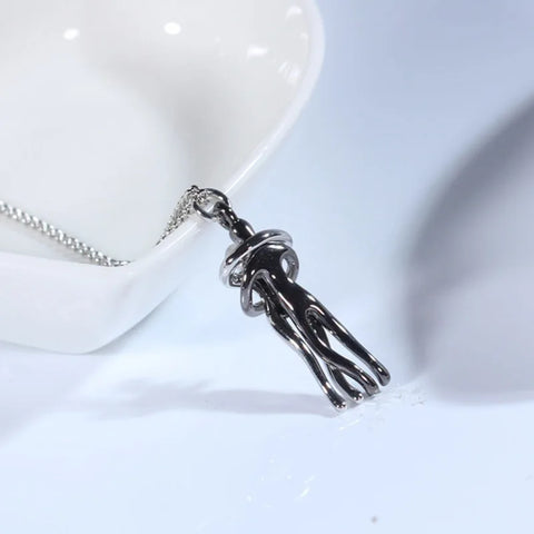 Couple Hugging Necklace - Improve Center
