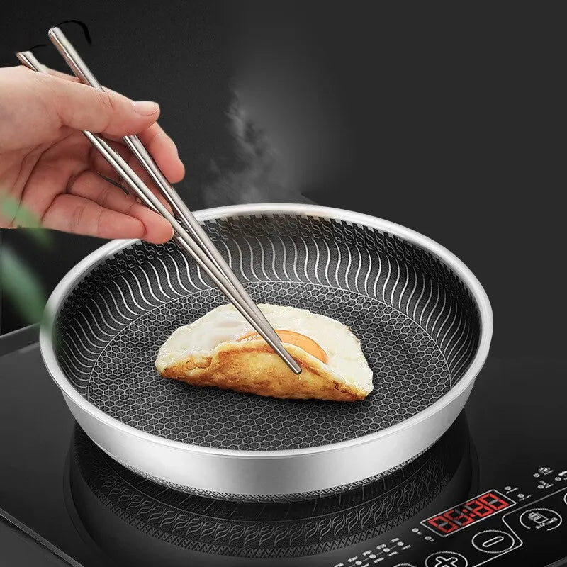 316 Stainless Steel Wok Pan