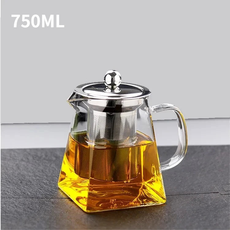 New Glass Teapot - Improve Center