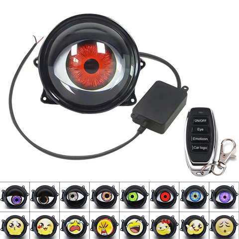 Dynamic LED Devil Eye Car Headlights – Eagle Eye Projector Headlight Assembly with Custom Lighting