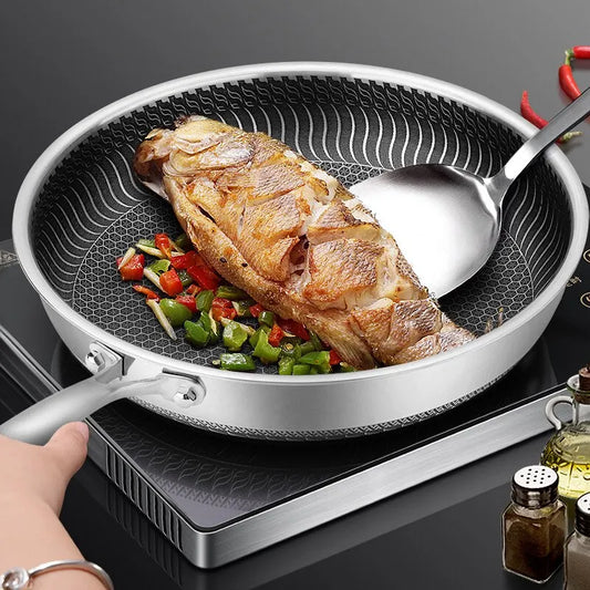 316 Stainless Steel Wok Pan - Improve Center