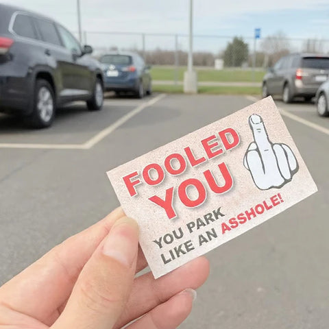 Parking Prank Cards