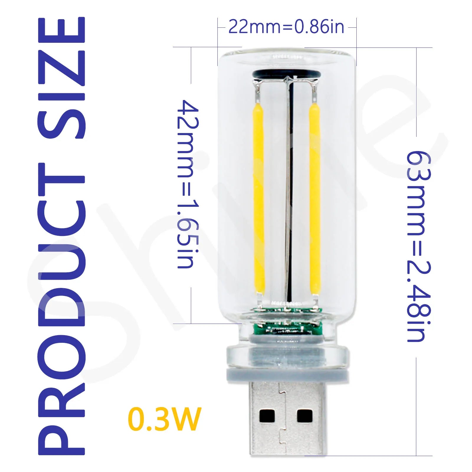 USB Car Touch Light