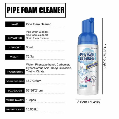 Drain Foam Cleaner - Improve Center