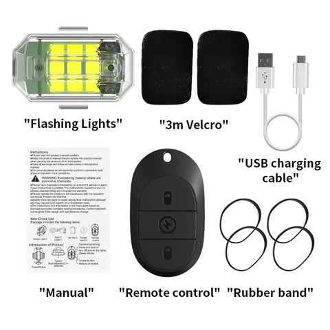 Strobe Car Light with Remote - Improve Center