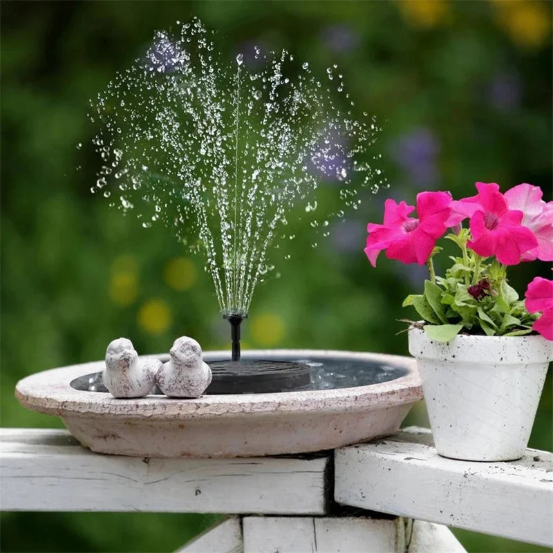 Colorful Solar Fountain for Garden