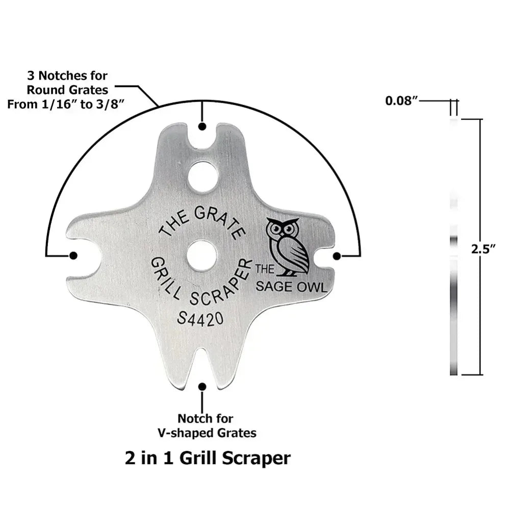 Portable BBQ Grill Cleaner