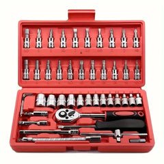 46pcs 1/4 Inch Drive Socket Set