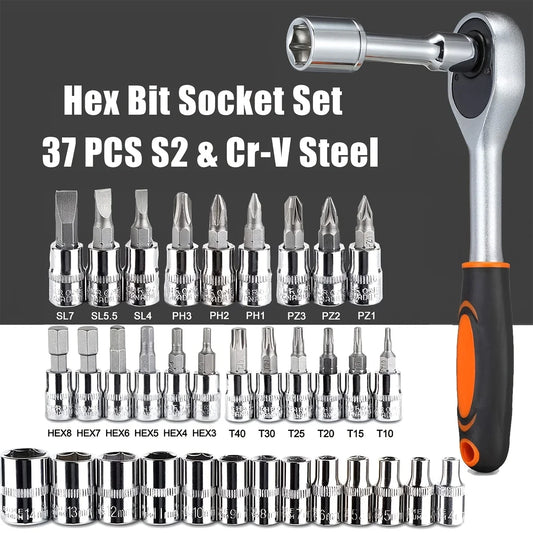 46pc Drive Socket Set - Improve Center