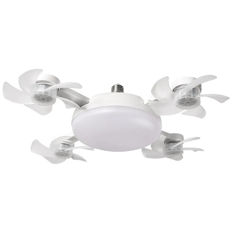 Modern Smart Ceiling Fan Light – Silent Remote-Controlled Dimmable LED