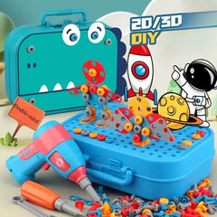 Electric Set Drill Screw Kids Toy