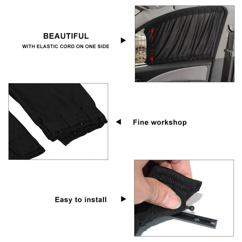 Car Sun Shade Side Window Curtain