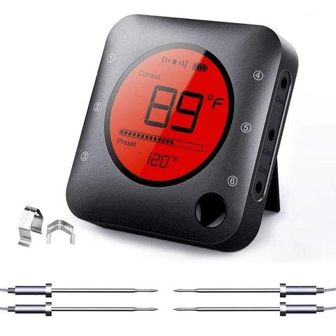 6-Probe Bluetooth Meat Thermometer - Improve Center