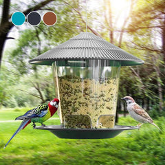 Outdoor Bird Feeder with Multiple Holes