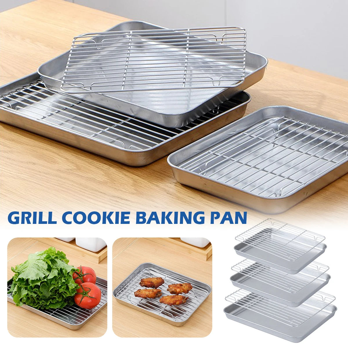 Stainless Steel Baking Pan Tray