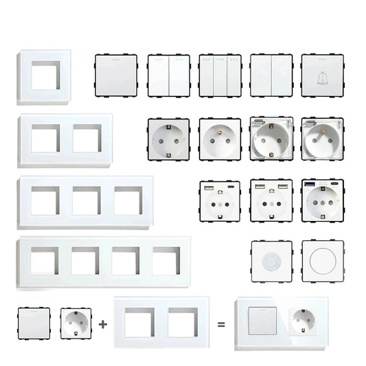 Wall Power Socket Electrical Outlets - Improve Center