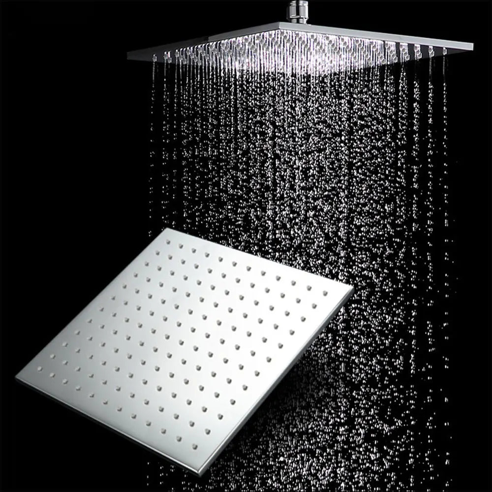 8/10/12 Inch Rainfall Shower Heads - Improve Center