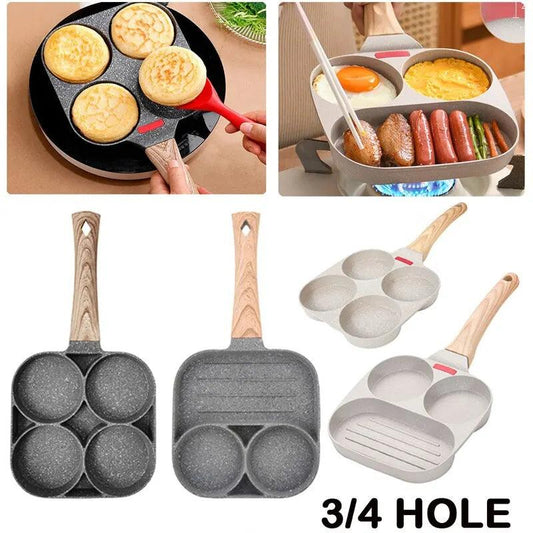 Nonstick 3/4-Hole Omelet Pan - Improve Center