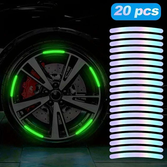 Wheel Luminous Stickers - Improve Center